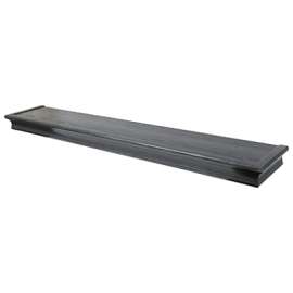 36" BLK Bev Float Shelf