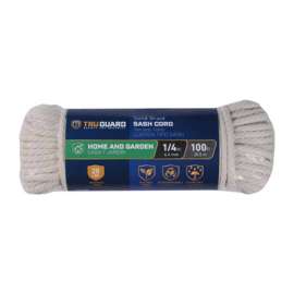 1/4x100 NAT Sash Cord