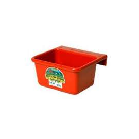 Little Giant MF6RED Hook Over Feeder, 6 qt Volume, DuraFlex Plastic, Red