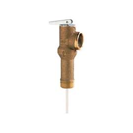 WATTS LL100XL Series 0066132 Relief Valve, 3/4 in, MNPT x FNPT, Bronze Body