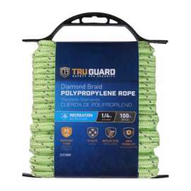 1/4x100 Lime Ref Rope