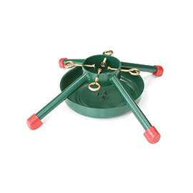 National Holidays 5244 Natural Tree Stand, Steel, Green, Powder-Coated