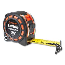 Shockforce Tape Measure, 25'x1-3/16"