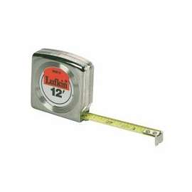 Mezurall Measuring Tapes, 1/2 in x 12 ft, Black