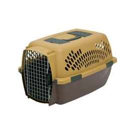Aspenpet Pet Porter 21089 Fashion Pet Carrier, 24.1 in W, 16.7 in D, 14-1/2 in H, Plastic, Black/Falcon