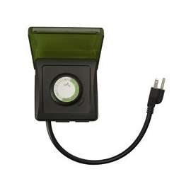 Woods 50012 Mechanical Timer, 15 A, 125 V, 1875 W, 24 hr Time Setting, 24 On/Off Cycles Per Day Cycle, Black