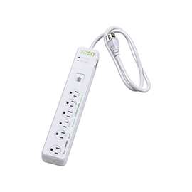 CCI 50051 Surge Protector, 120 V, 15 A, 4 -Outlet, 900 J Energy, White