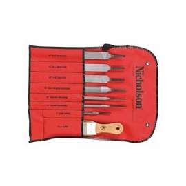 8-Pc Machinist File Sets, 7 in/10 in