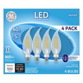 GE 4PK 5W Day CAC Bulb