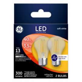 GE 2PK 3.5W SW Fan Bulb