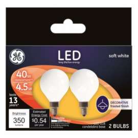 GE 2PK 4.5W SW G16 Bulb