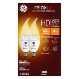 GE 2PK 4W SW CAC Bulb
