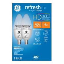 GE 2PK 4W BC Ref Bulb
