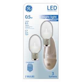 GE 5W WHT C7 Night Bulb