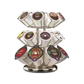KEURIG K-Cup 121609 Pod Carousel, Metal Shelf, Silver, Chrome