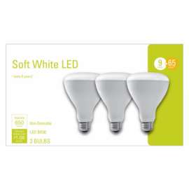 GE 3PK 9W SW BR30 Bulb