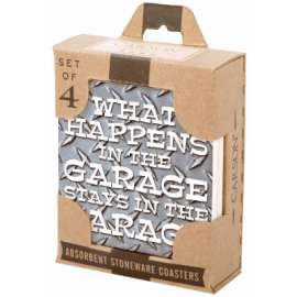 4PK Garage Coasters