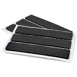TG 6PK 1/2x2.5 BLK Pads