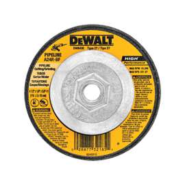 DeWALT DW8435 Grinding Wheel, 4-1/2 in Dia, 1/8 in Thick, 5/8-11 in Arbor, 24 Grit, Very Coarse