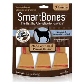 SB 3PK LG PB Dog Chew