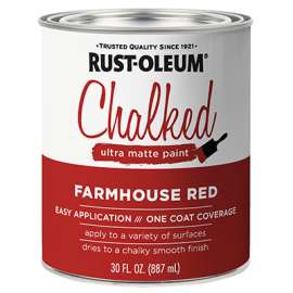 30OZ RED Chalked Paint