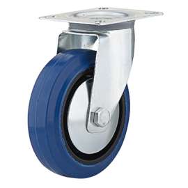5"BLU Swiv PLT Caster