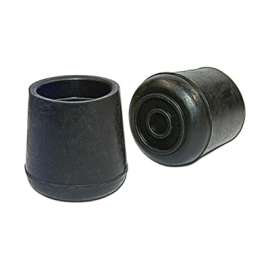 TG 4PK 1/2"BLK Rubb Tip