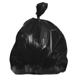 Low Density Economy Ecosac, 33 gal, 1 mil, 33" x 39", Black, 150/Carton