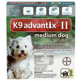 4PK MED Dog TickControl