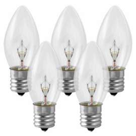 25PK CLR C9 Bulbs