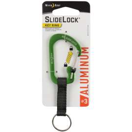 Slide Lock Lime Keyring