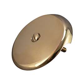 Plumb Pak PP820-10DSPB Face Plate, Polished Brass, For Bath Drains