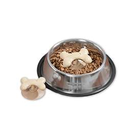 Loving Pets Gobble Stopper 7311 Slow Feeder Bowl Insert, L