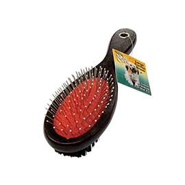 Aloe Care 06408 Pin and Bristle Brush Combo, Large, Fiber, Dog