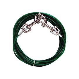 TIE OUT DOG SMALL 10 FOOT PDQ