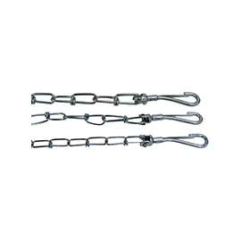 Boss Pet PDQ 27210 Twist Chain with Swivel Snap, 10 ft L Belt/Cable, Steel, For: Large Dogs Up to 35 lb