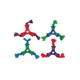 Chomper WB11412M Tri Flyer, Thermoplastic Rubber, Assorted