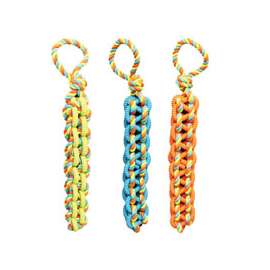Chomper WB15530 Dog Toy, Braided Rope, Thermoplastic Rubber