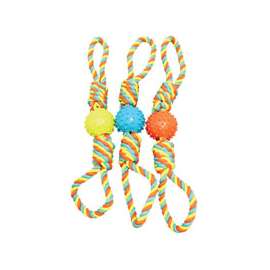 Chomper WB15533 Dog Toy, Rope Bone Ball Toy, Thermoplastic Rubber