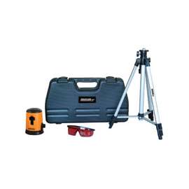 Johnson 40-0921 Laser Level Kit, 100 ft, +/-1/4 in at 35 ft Accuracy, Red Laser