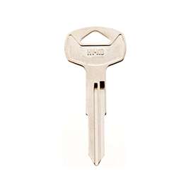 HY-KO 11010DA23 Automotive Key Blank, Brass, Nickel, For: Nissan Vehicle Locks