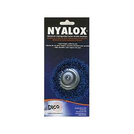 Dico 541-786-21/2 Wire Cup Brush, 2-1/2 in Dia, 1/4 in Arbor/Shank, Nylon Bristle