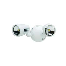 Heath Zenith HZ-8485-WH-A Non-Motion Security Light, 120 V, 2-Lamp, LED Lamp, 1526 Lumens Lumens, 5000 K Color Temp
