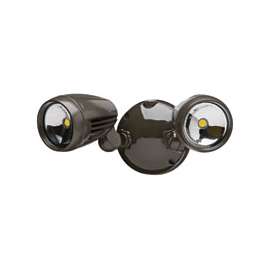 Heath Zenith HZ-8486-BZ-A Non-Motion Security Light, 120 V, 2-Lamp, LED Lamp, 1526 Lumens Lumens, 5000 K Color Temp