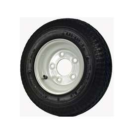 MARTIN WHEEL DM408B-5I Trailer Tire Assembly, 480-8 Tire, 21 in Dia Tire, K371 Tread, Rubber Tire