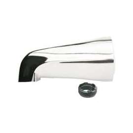 Plumb Pak PP825-30 Bathtub Spout, 3/4 in Connection, IPS, Chrome Plated, For: 1/2 in or 3/4 in Pipe