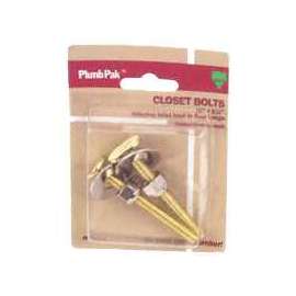 Plumb Pak PP835-17 Bolt Set, Brass