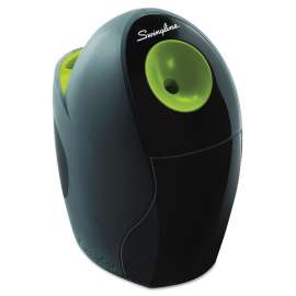 Personal Electric Pencil Sharpener, AC, Graphite/Green