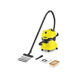 Karcher WD4 1.348-115.0 Wet and Dry Vacuum Cleaner, 5.3 gal Vacuum, 74 dBA, Pleated Filter, 1800 W, 120 V