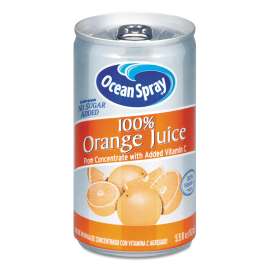 100% Juice, Orange, 5.5 oz Can